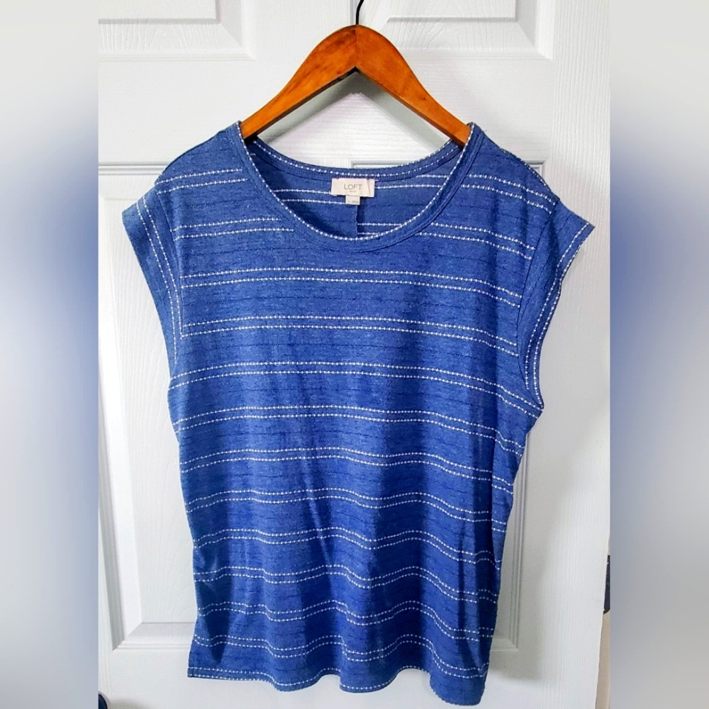 Loft Blue Blouse (L)